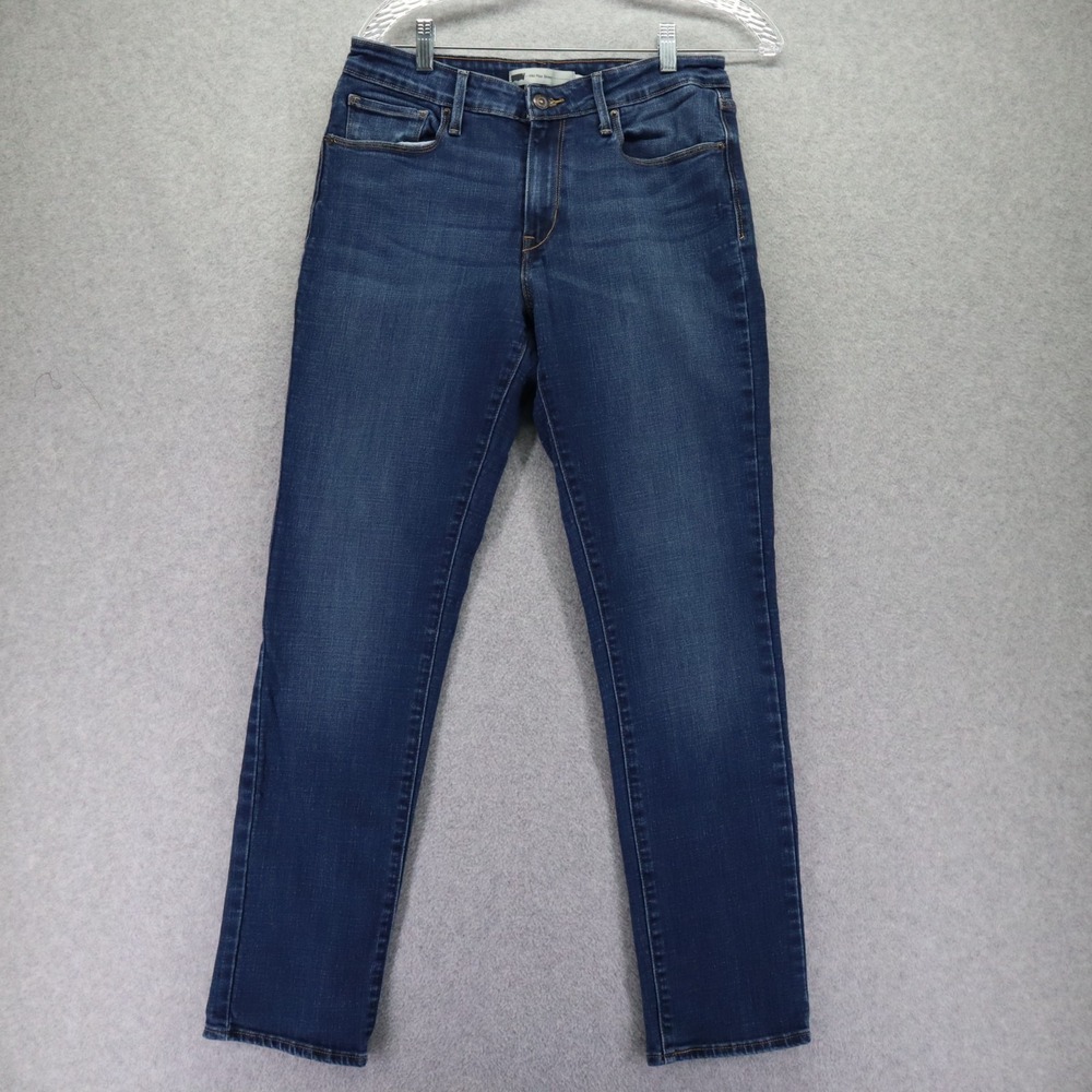 Levi's Jeans Womens 10 Mid-Rise‎ Skinny 5-Pocket Stretch Flex Denim Blue